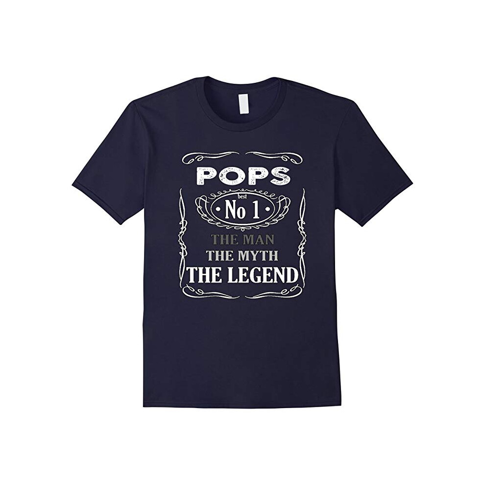 (XXL) Pops â The Man The Myth The Legend â Gift for Dad T Shirt-Father's Day