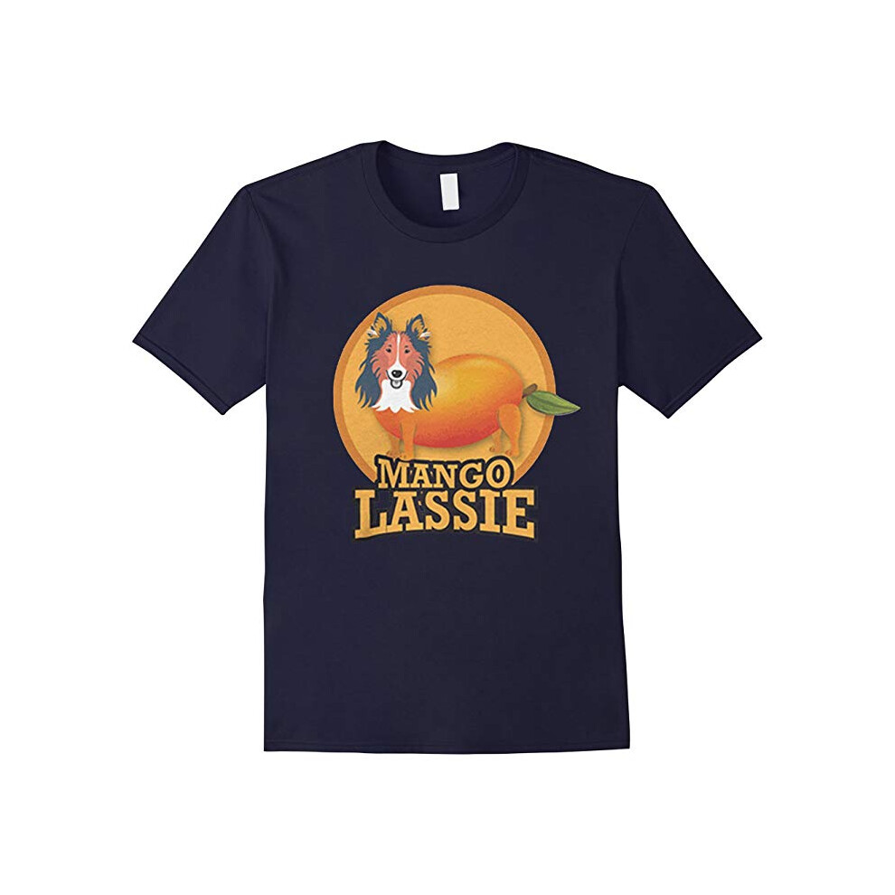 (L) Mango Lassie T Shirt, Mango Dog Lovers Shirt-Father's Day