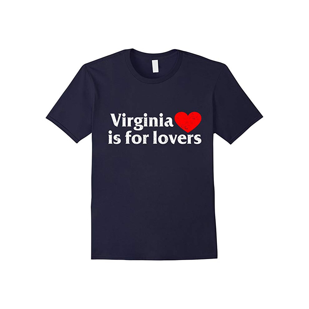 (S) Virginia Is For The Lovers T-shirts Loving State For Couple-Father's Day