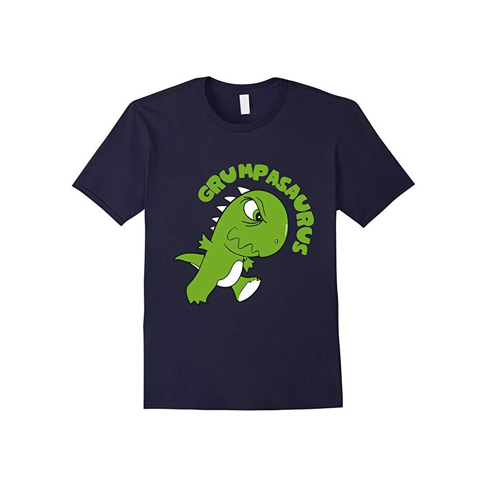 (L) Grumpasaurus Rex Grumpy Dinosaur Lovers Cute Funny Tee Shirt-Father's Day