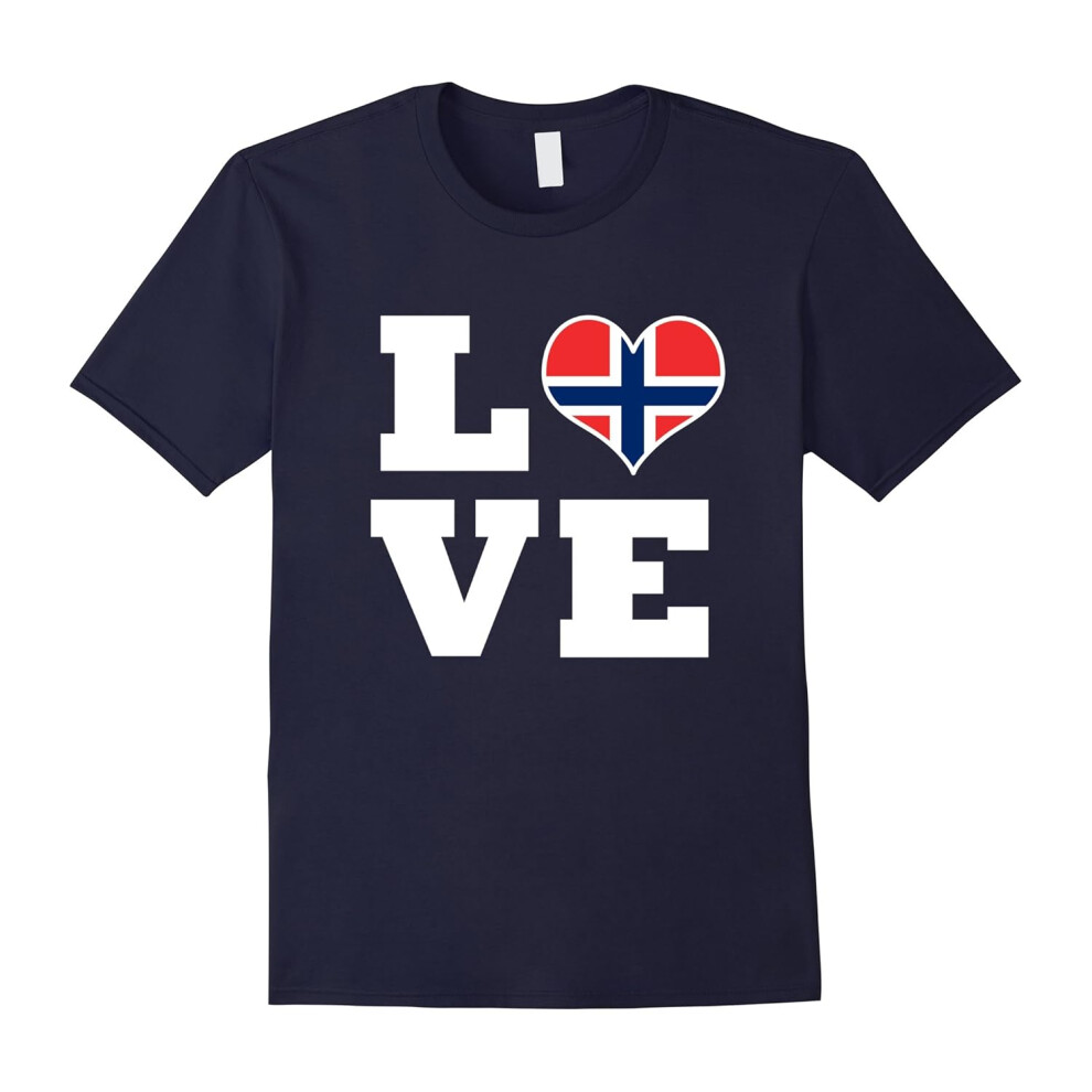 (M) I love Norway T-Shirt, Jeg elsker Norge-Father's Day