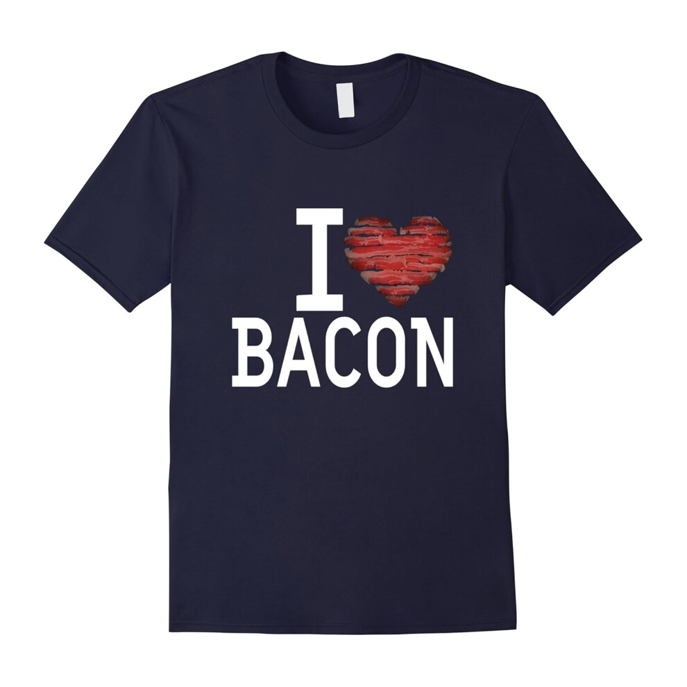 (M) LD I Love Bacon Expressive T-Shirts Tees-Father's Day