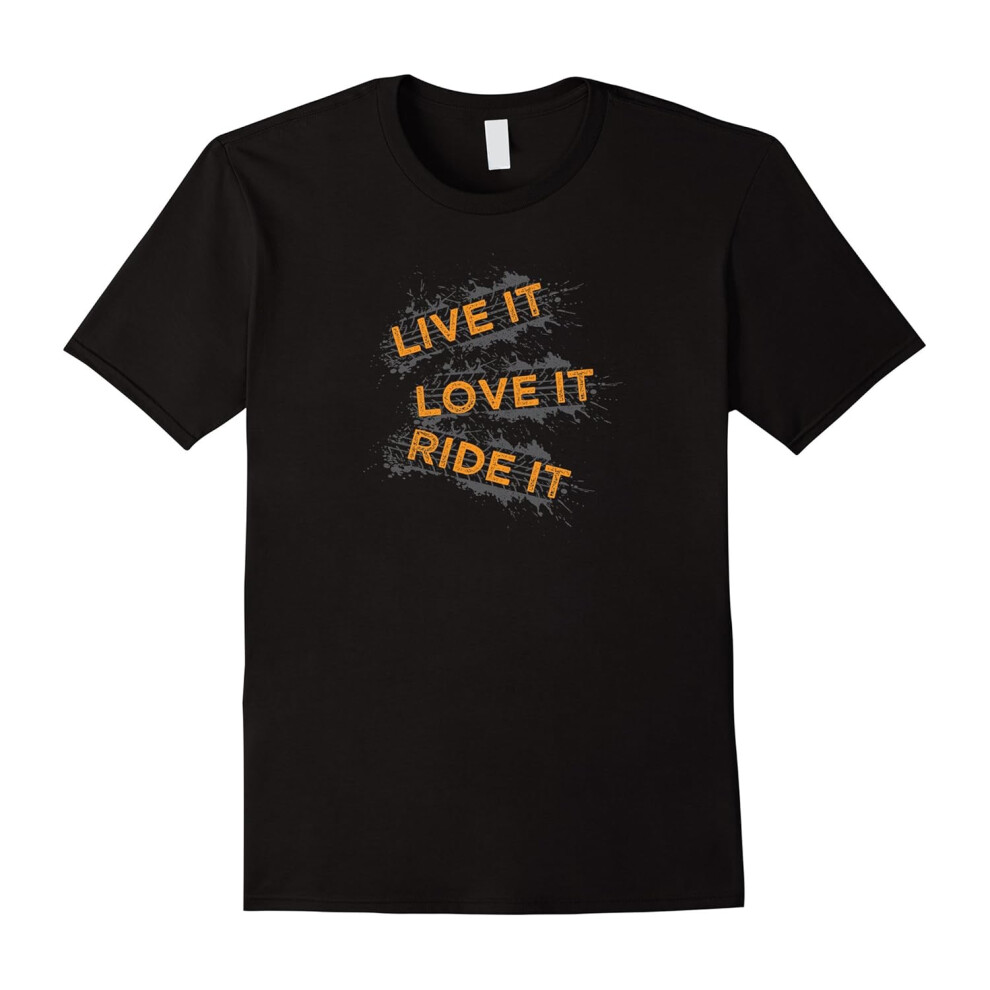 (S) live it love it ride it moto cross off road passion t-shirt-Father's Day