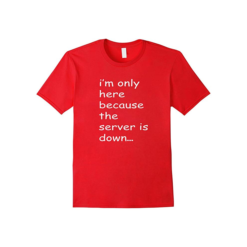 (M) Funny Computer Geek Tech Science Geeky Gifts Quotes T Shirt-Father's Day