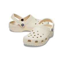 (Mens US 9/Womens US 11) Crocs Classic Clogs Sandal Clog Sandals Slides Waterproof - Bone