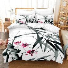 (Style 07, King(220X240CM/3PCS)) Ink painting Kid Bedding Single Double Duvet Cover