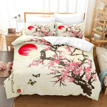 (Style 05, King(220X240CM/3PCS)) Ink painting Kid Bedding Single Double Duvet Cover