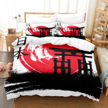 (Style 08, Double(200X200CM/3PCS)) Ink painting Kid Bedding Single Double Duvet Cover