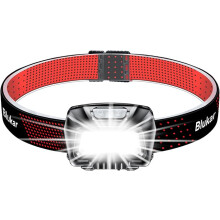 Blukar Head Torch Rechargeable 2000L LED Headlight Sensor Control 6 Light Modes IPX5 Waterproof 30 Hrs Runtime Power Cuts Emergency Running Hiking etc