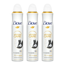 (Buy 3 - Invisible Dry) Dove Advanced Care AP Deodorant Spray, 200ml