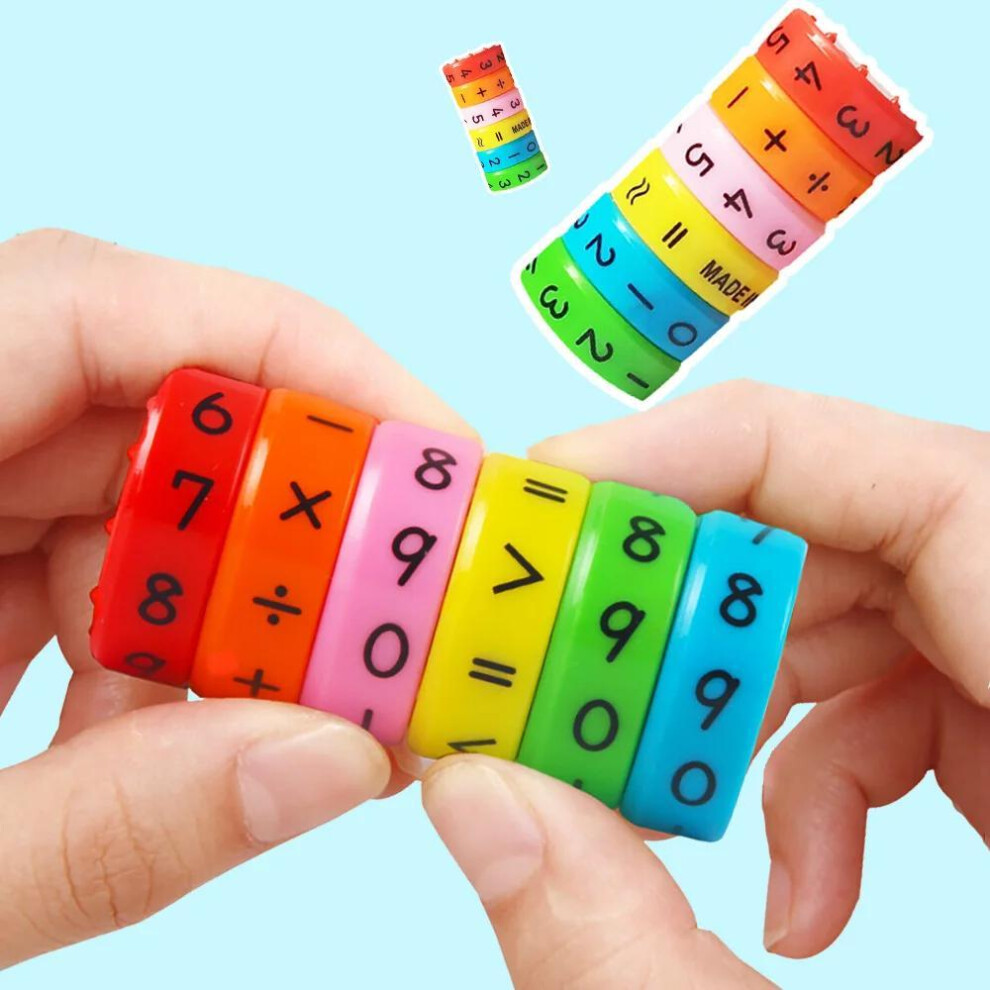 Children Numbers Magic Digital Cube Toy Montessori Puzzle Game Kids Learning Educational Math Magnetic Block Calculate Game