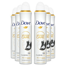 (Buy 6 - Invisible Dry) Dove Advanced Care AP Deodorant Spray, 200ml