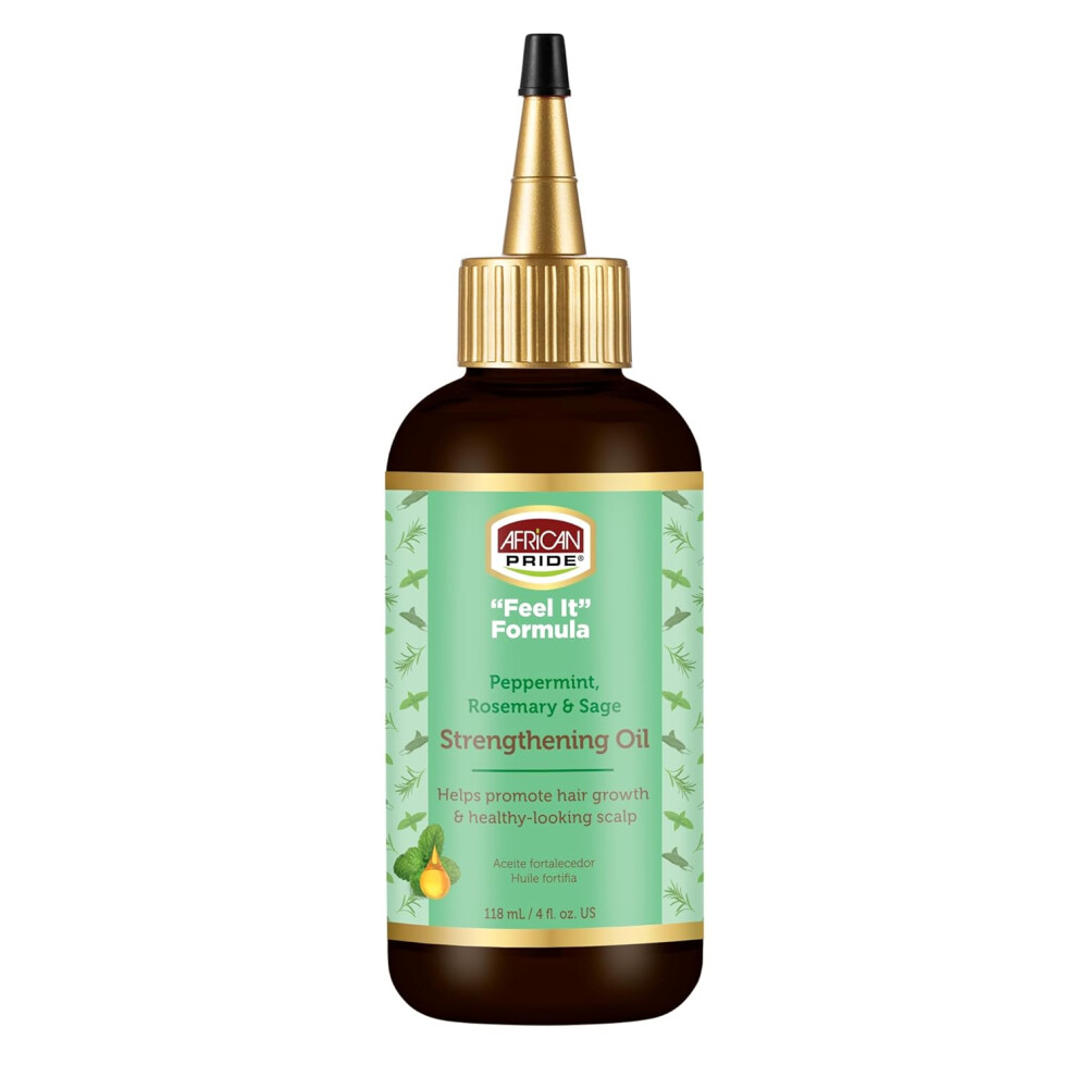 Photos - Hair Product African Pride Feel-It Formula Strengthening Oil with Rosemary Oil 4 Oz