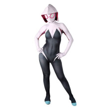 (child, M) WPOHM Adults Gwen Cosplay Costume Spandex Fabric Superhero