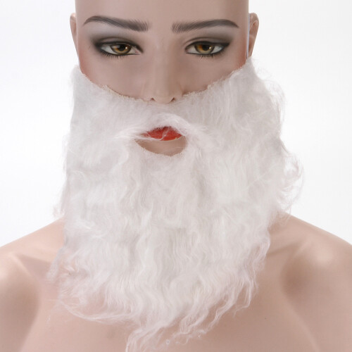 3pcs Christmas Beard Three Flannel Open Beards/Eight Character Beards/Child Hus Can Be Fixed Santa Claus Beard Mask 1