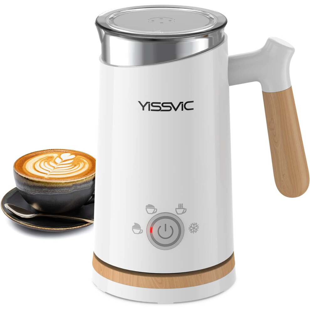 (300ML) Milk frother Electric milk steamer Automatic hot milk frother or cold milk frother for cappuccino chocolate latte