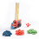 Living And Home (Pink) Creative Automatic Domino Laying Train Toy with Light for Children 5