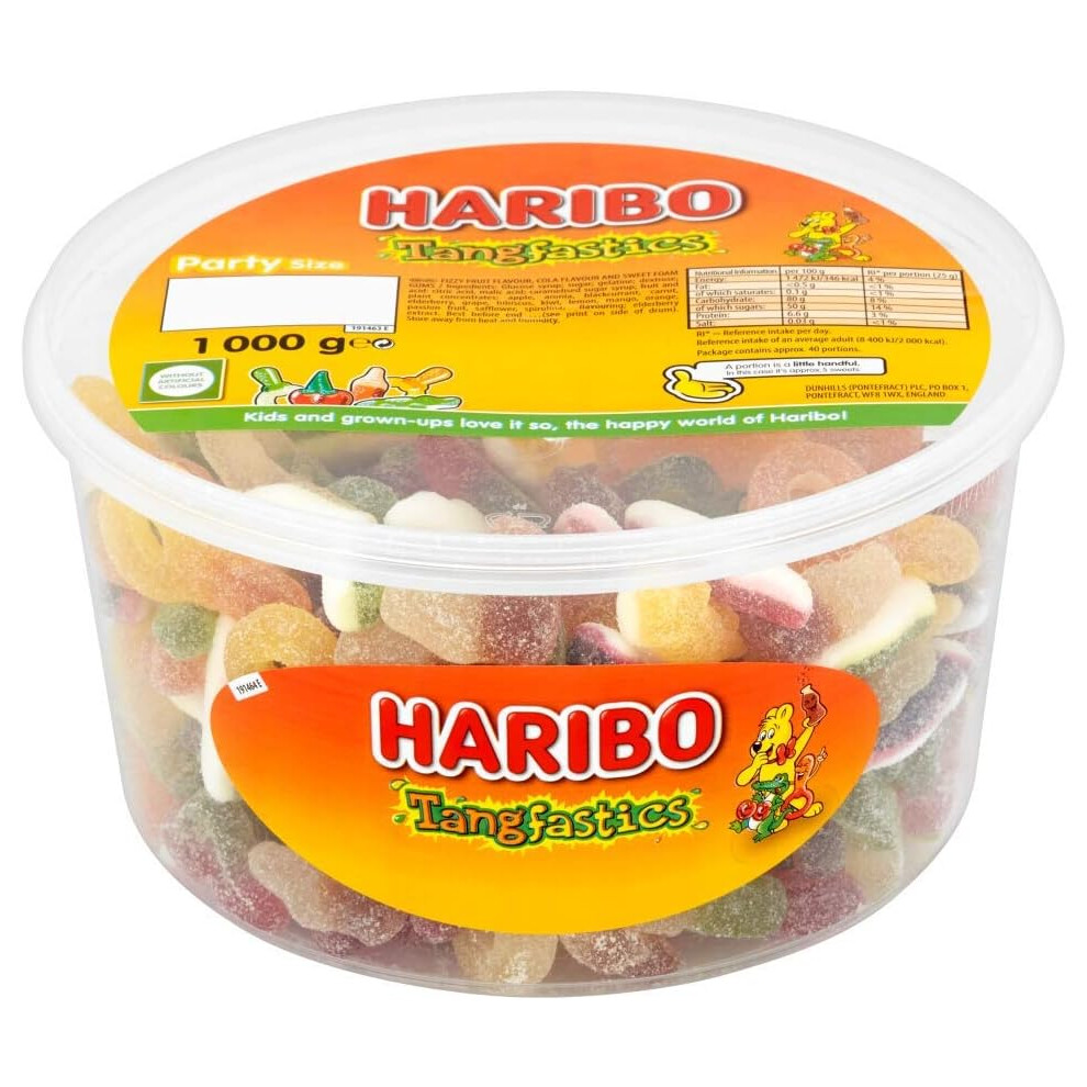 Haribo Tangfastics 1Kg Drum - Image 4