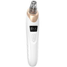 Chronus Blackhead Remover Pore Vacuum, Facial Pore Cleaner - 5 Suction Powers, 5 Probes, for Women(white)