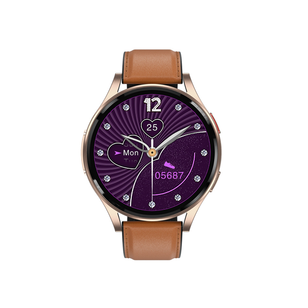 Chronus Smartwatch With Bluetooth Calling, Music Playback, Notification Alerts, And Ecg Monitoring(Brown) Brown 6976918031679