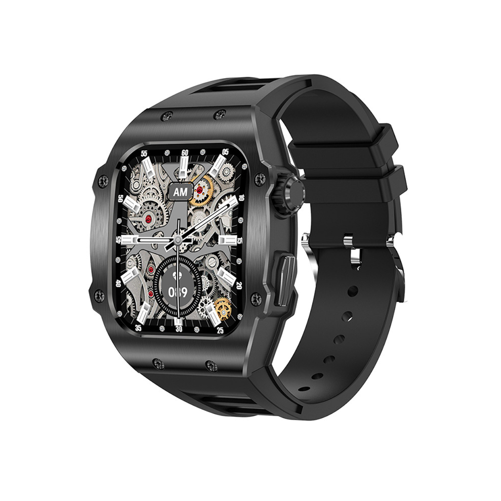 Chronus Smartwatch With Bluetooth Calling, Waterproof Design, Blood Oxygen, Blood Pressure, Heart Rate Monitoring, Step Counter, And Notification 6976918031884