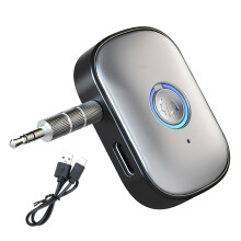 Chronus Bluetooth 5.3 Transmitter Receiver 3.5mm AUX Wireless Audio Transmitter Adapter Bluetooth Transmitter for HiFi, Home Stereo, Airplane, Gym,
