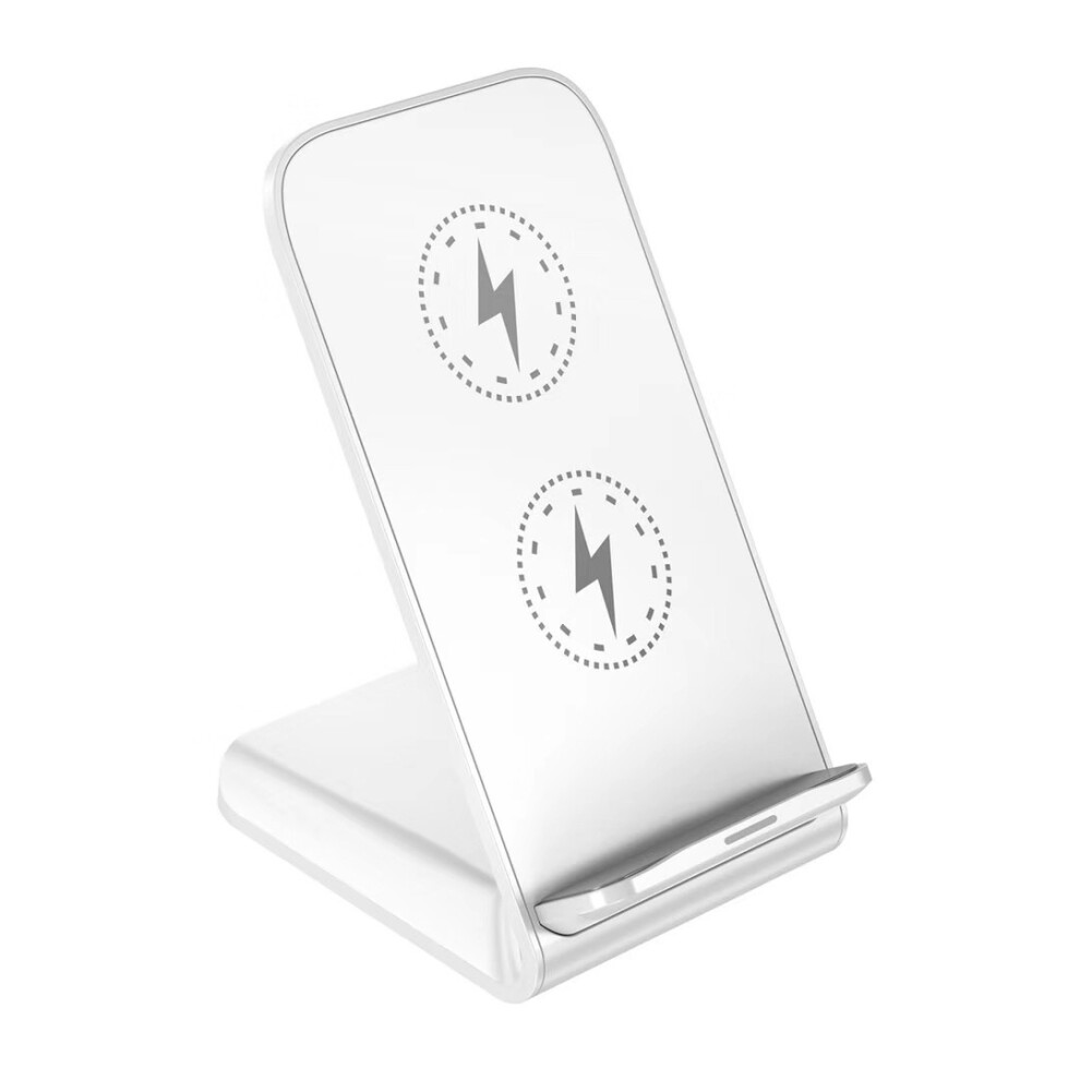 Chronus Wireless Charger 15W Fast Charging Wireless Charger Portable Wireless Charging Stand For Apple 12-16 Smartphones(White) White 6976918032072