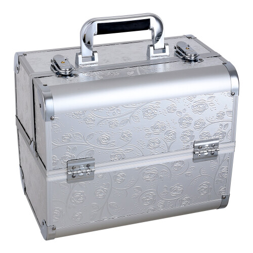 Living And Home Rose Pattern Beauty Salon Makeup Case 2
