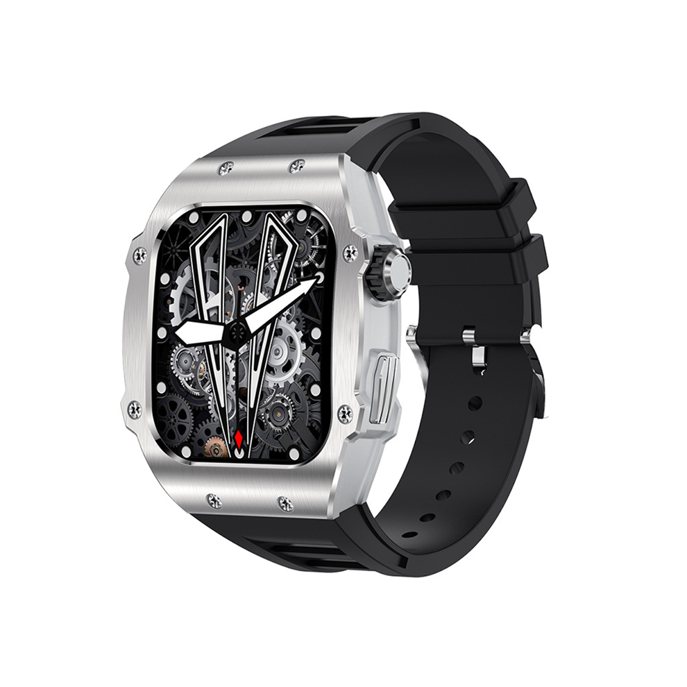 Chronus Smartwatch With Bluetooth Calling, Waterproof Design, Blood Oxygen, Blood Pressure, Heart Rate Monitoring, Step Counter, And Notification 6976918031907
