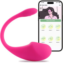 Chronus Adult Sex Toys APP Remote Control Vibrator, G Spot Wearable Panty Vibrator with 9 Powerful Vibrations for Women, Couples(pink)