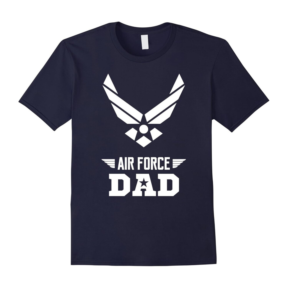 (L) Men's Air Force Dad T-shirt Birthday Gift-Father's Day