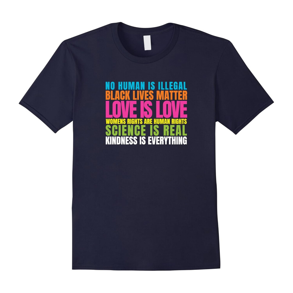 (XXXL) Kindness Is Everything Black Lives Love Is Love T-Shirt Life-Father's Day