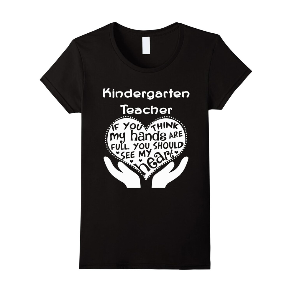 (XXXL) Teachers gifts/Teacher shirts:KINDERGARTEN TEACHER AND HEART-Father's Day