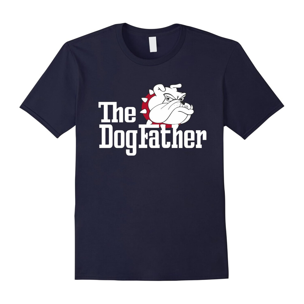 (XL) The Dogfather American Bulldog Funny T-Shirt For Dogs Lover-Father's Day