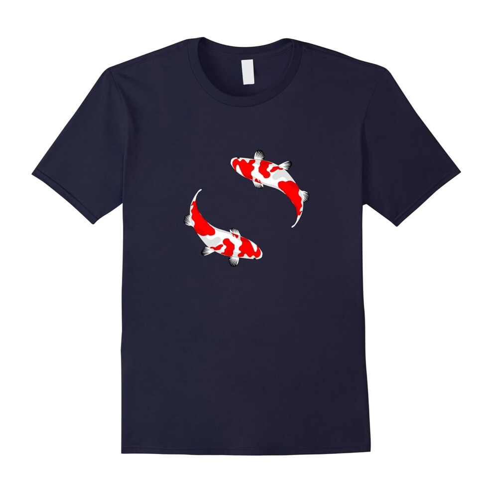 (L) Chinese Koi Carp T Shirt Gift Idea for Fish Lovers & Owners-Father's Day