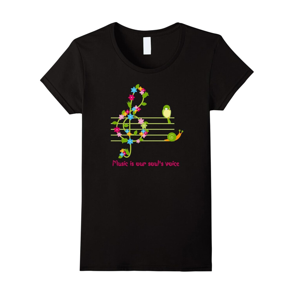 (S) Women's Music tShirts for Teens Girls & Women Musician Gifts-Father's Day