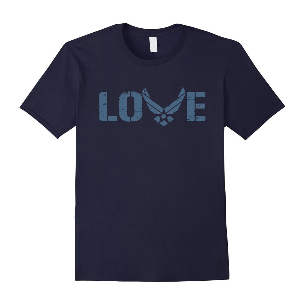 (S) Air Force Love T-Shirt-Father's Day