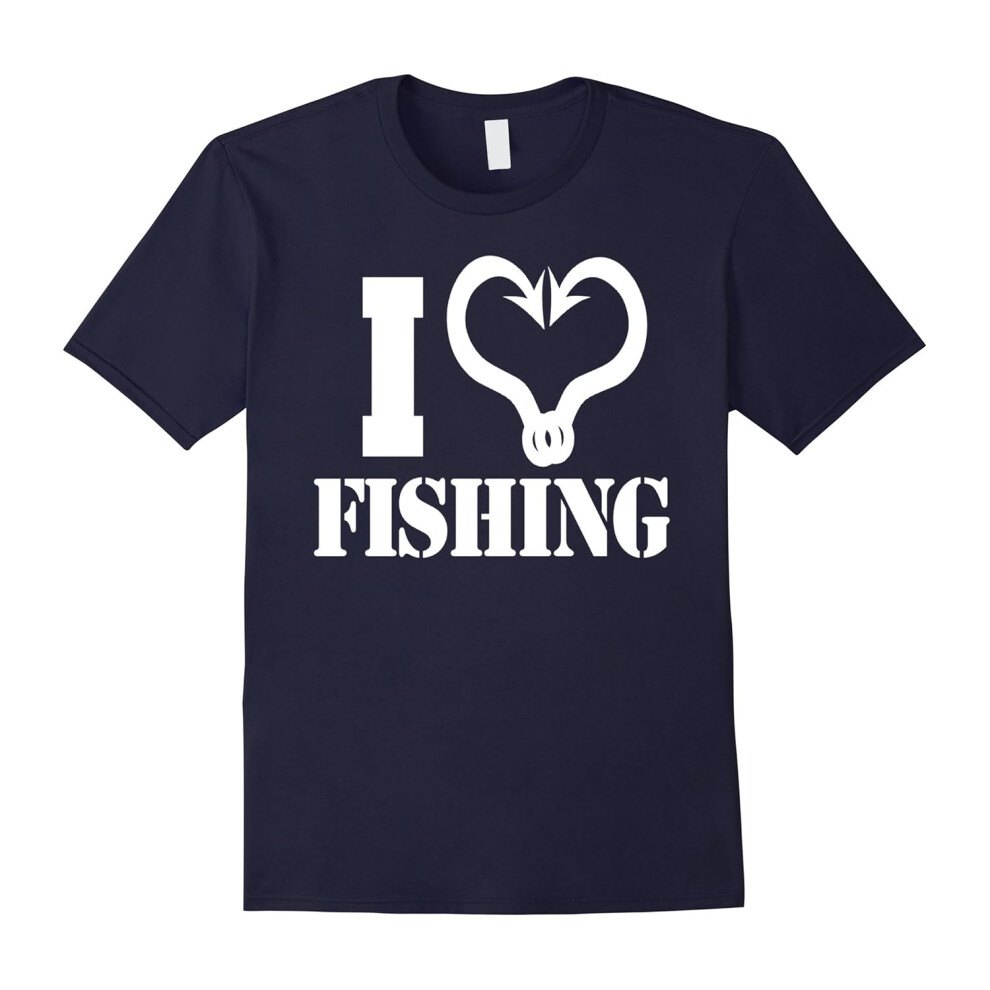 (L) I Love Fishing Gifts Idea For Fisherman – Unisex T-shirt-Father's Day