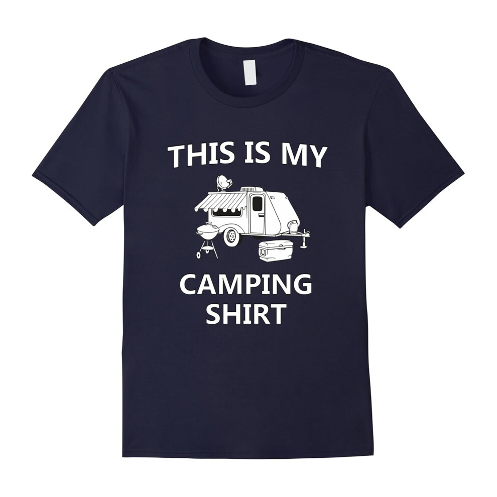 (L) This Is My Camping Shirt Gifts For Camper Camping T-Shirt-Father's Day