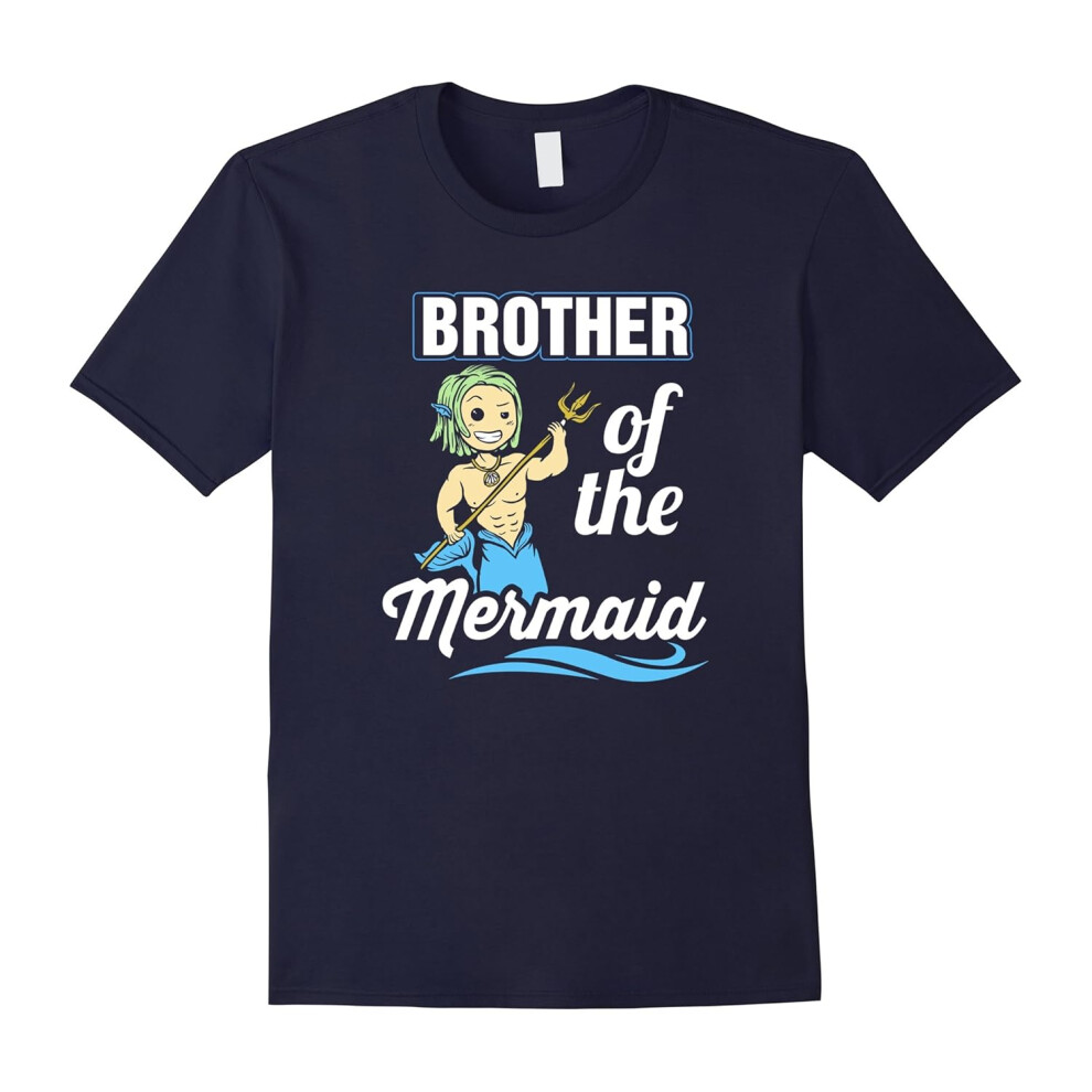 (M) Brother Of The Mermaid T-Shirt â Mermaid Lover Gift-Father's Day