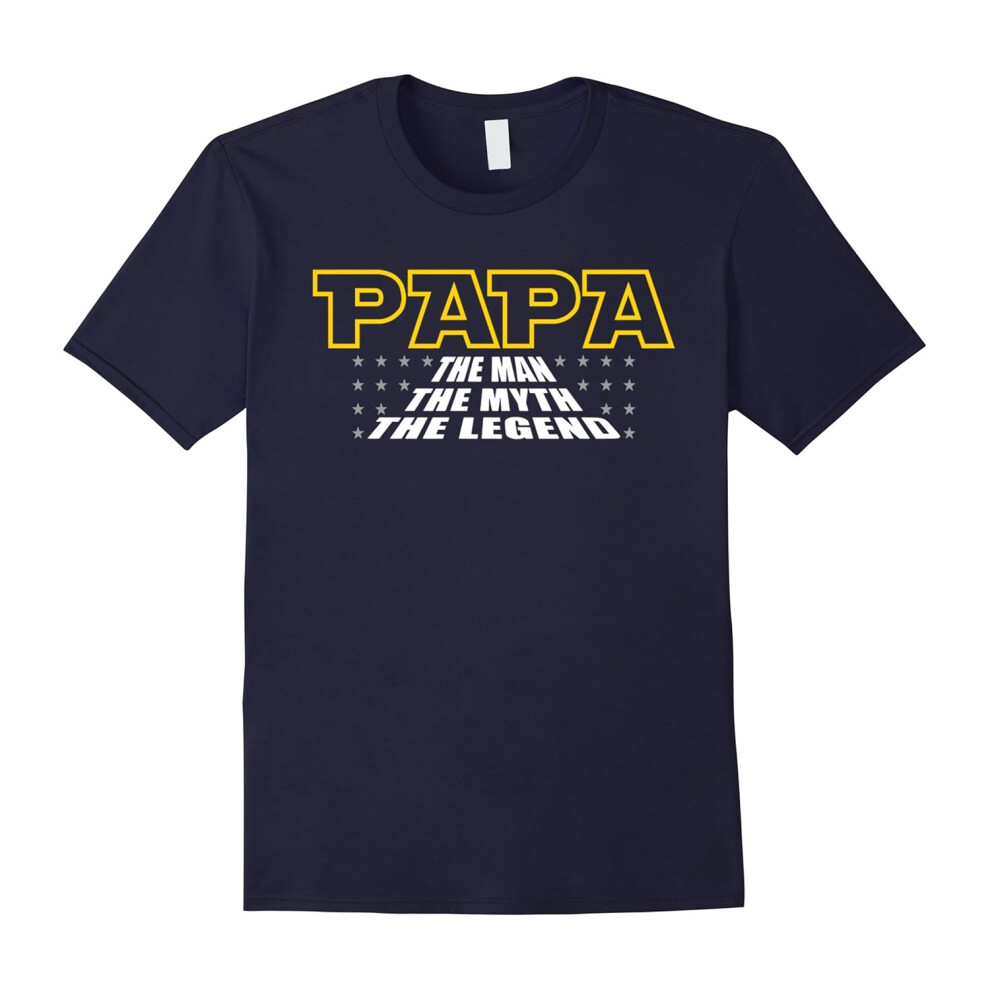 (XXXL) The Papa Man Myth Legend T Shirt-Father's Day