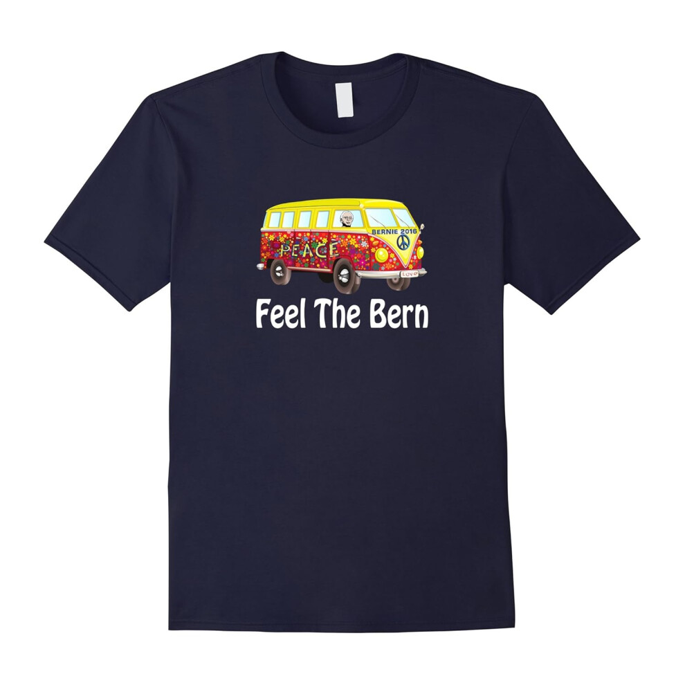 (M) Feel the Bern T-shirt â Bernie Sanders â Peace Love 2016-Father's Day