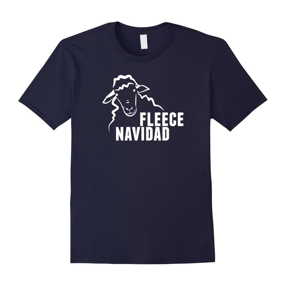 (S) Fleece Navidad Original Sheep Christmas T-Shirt-Father's Day