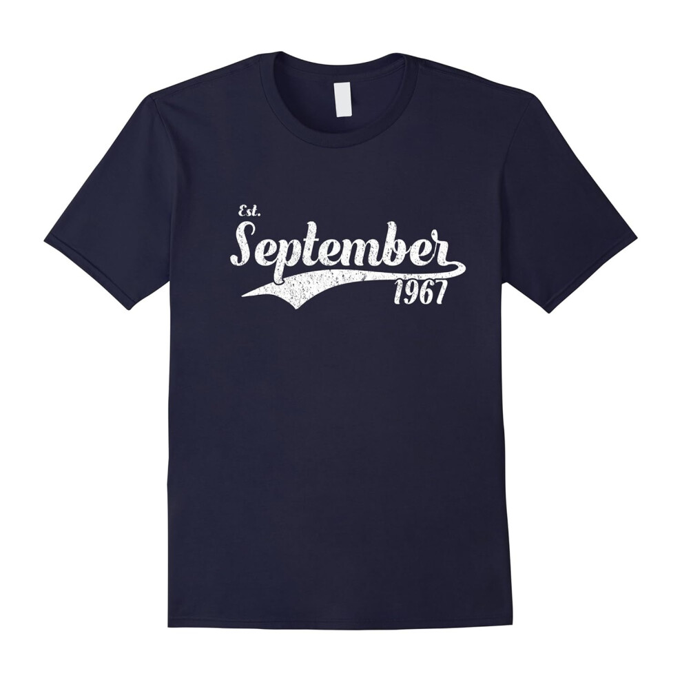 (L) Est September 1967 Shirt â Great 50th Birthday Gifts TShirt-Father's Day