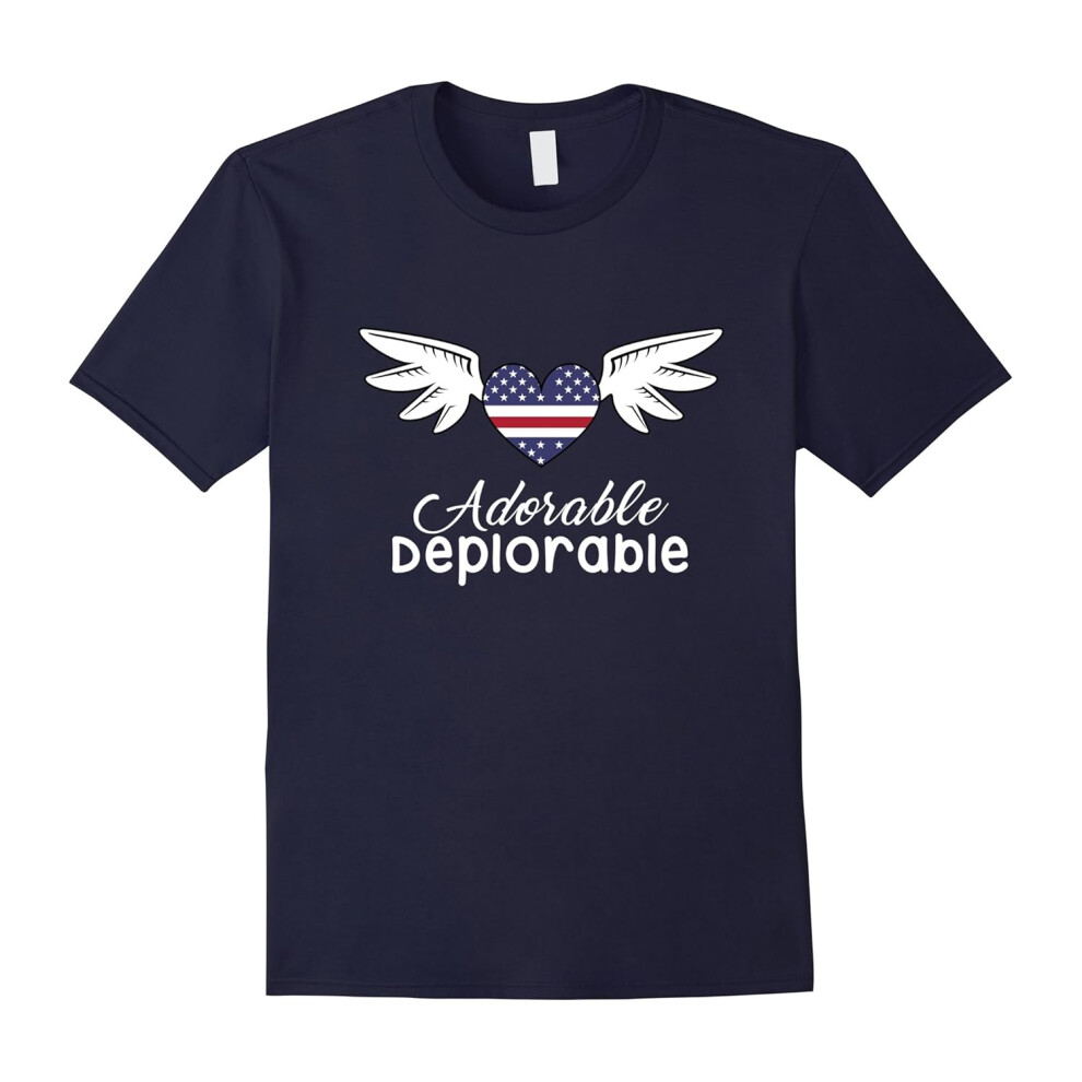 (L) Adorable Deplorable Love USA T-Shirt-Father's Day