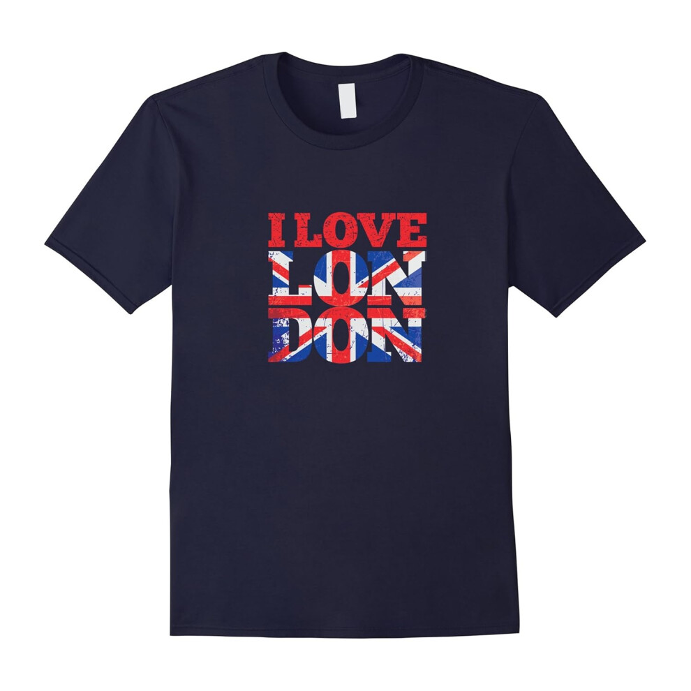 (L) I Love London â Artistic London England T-shirt-Father's Day