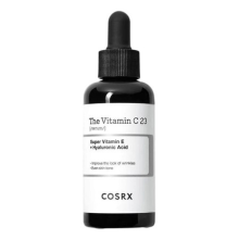 Serum with 23% vitamin C for skin evenness, 20 g. for dull & dry skin.