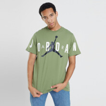 (Olive, S) Nike Jordan Air Stretch T Shirt Mens Sports Tee