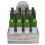 Wine Bottle Pocket Umbrella Automatic Folding 90cm Brolly 2