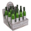 Wine Bottle Pocket Umbrella Automatic Folding 90cm Brolly 4